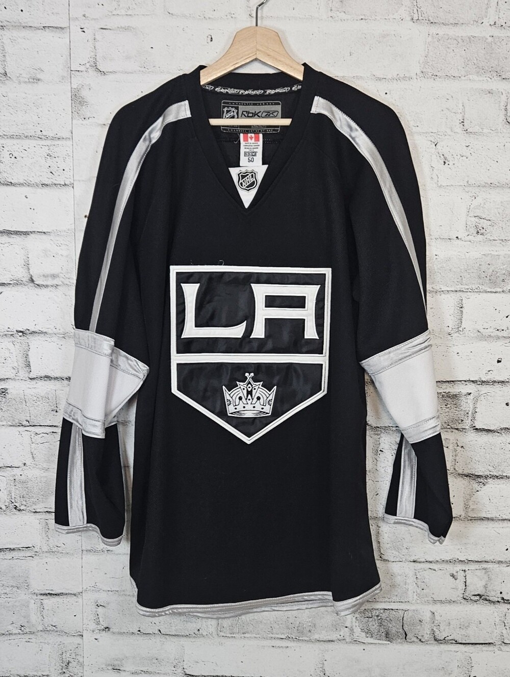 Reebok CCM LA Kings Drew Doughty 8 NHL Hockey Jersey Black Size 50